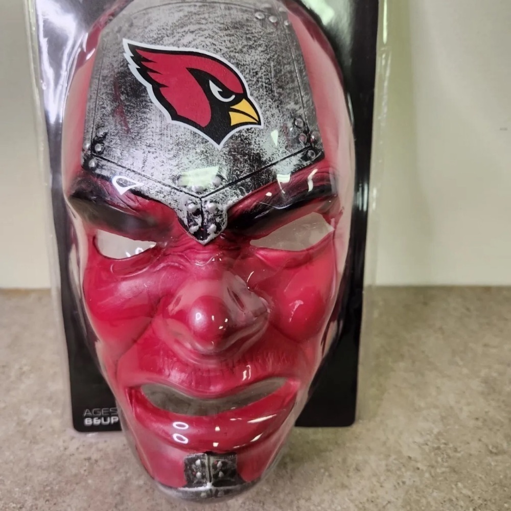 Franklin Sports NFL Arizona Cardinals Fan Face Mask - Team Fan Masks for NFL - Picture 2 of 5